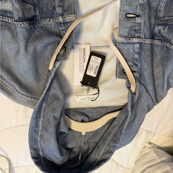 rag & bone Light Blue Hooded Denim Jacket - Picture 5 of 5